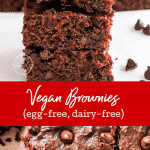 vegan brownies