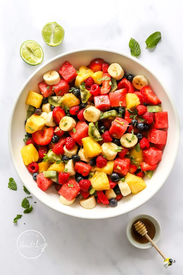 Fruit Salad in a serving bowl