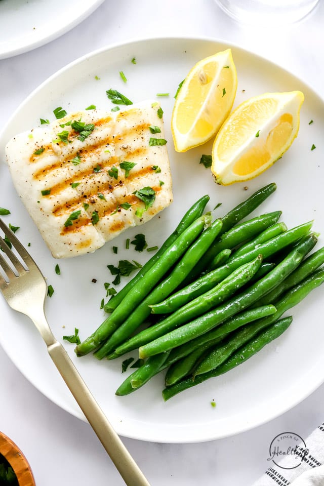 Simple Grilled Halibut
