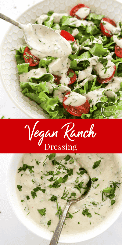 Vegan Ranch Dressing Recipe - A Pinch of Healthy