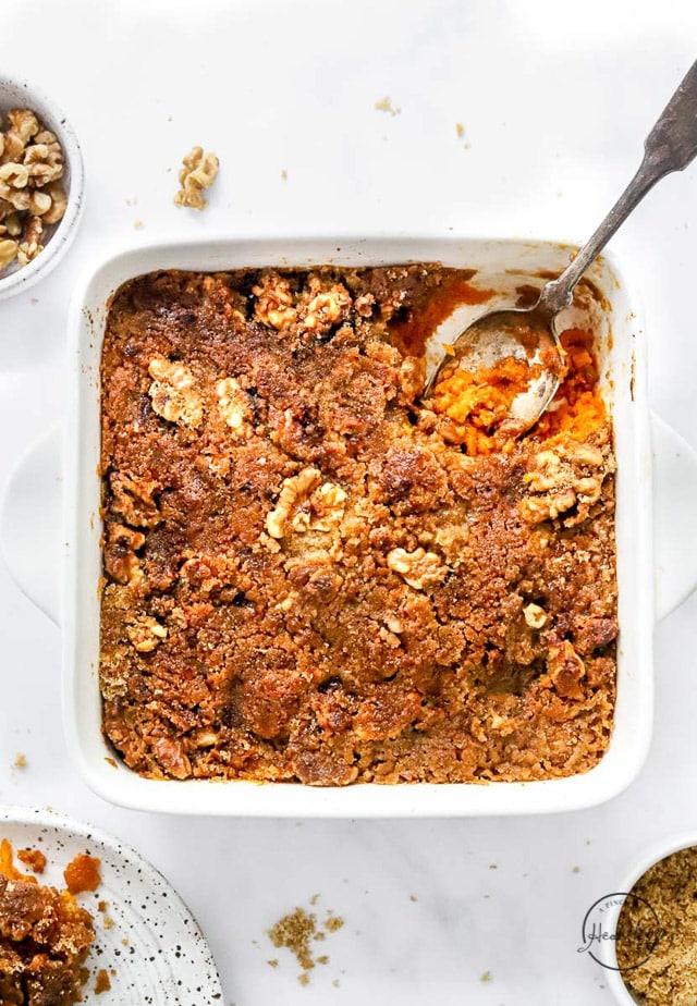 Styled sweet potato casserole