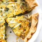 BEST Vegetarian Quiche