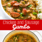 Chicken and sausage gumbo