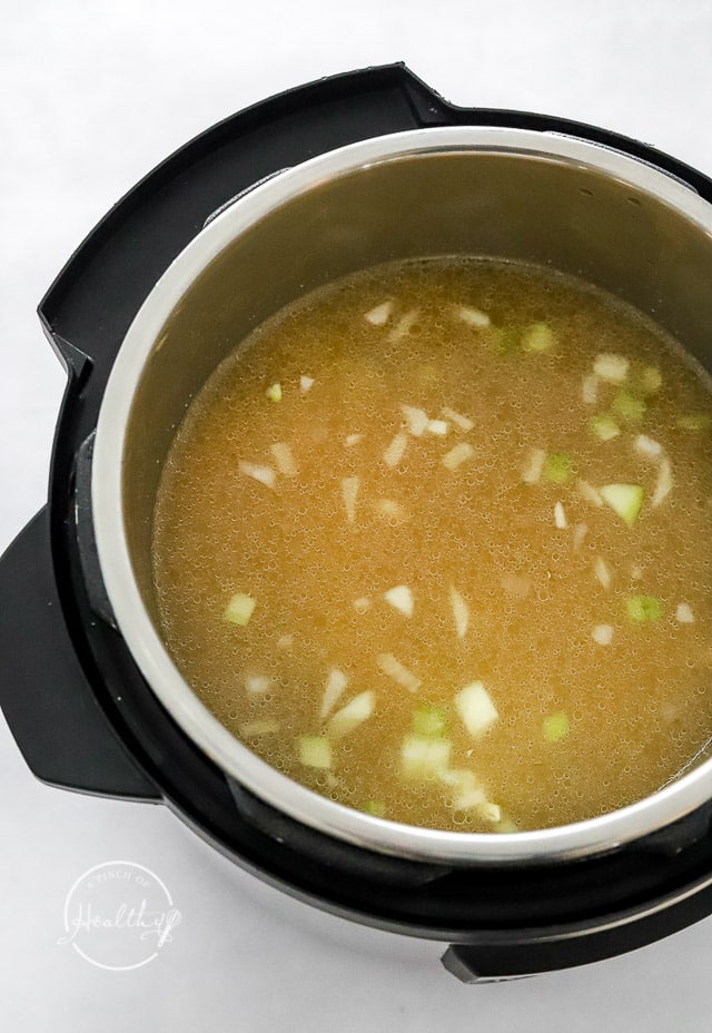 assembled soup before cooking