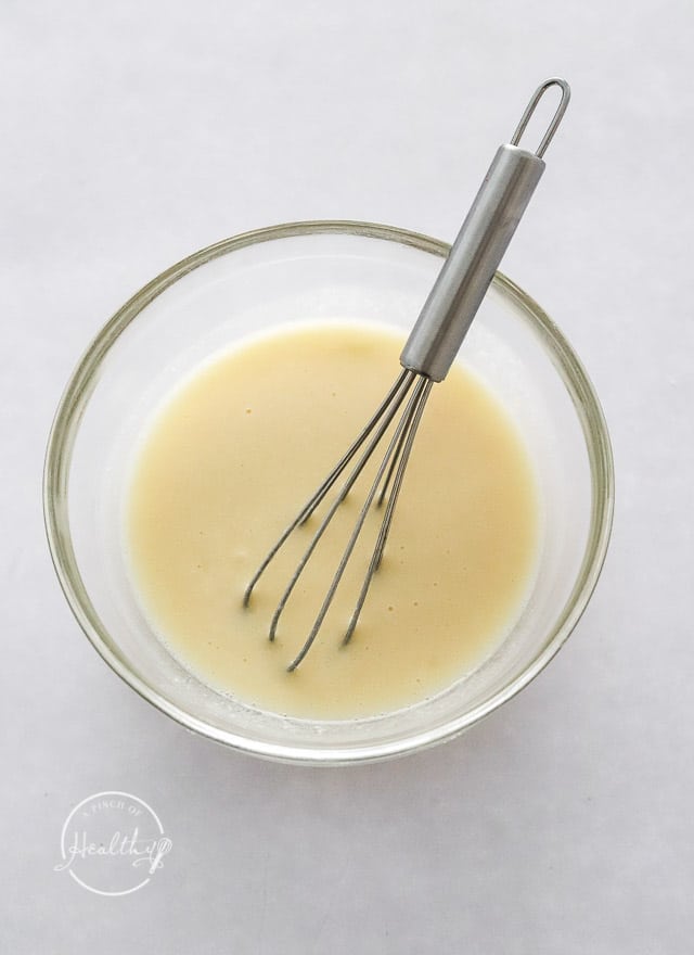Flour and butter mixed with soup broth