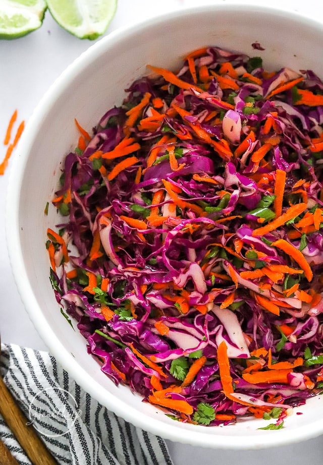Red Cabbage Slaw