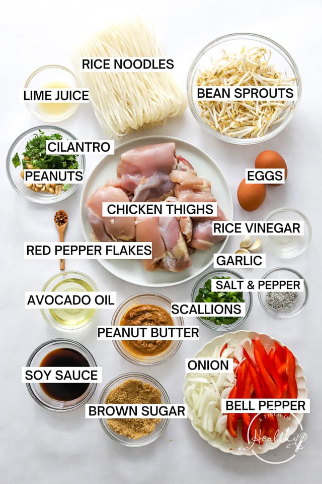 Chicken Pad Thai Recipe (authentic Thai flavor at home) - A Pinch of ...