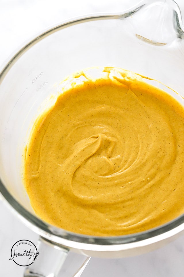 pumpkin filling before adding cream