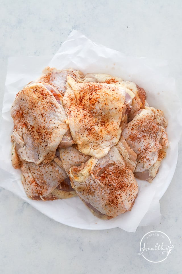 Seasoned uncooked meat